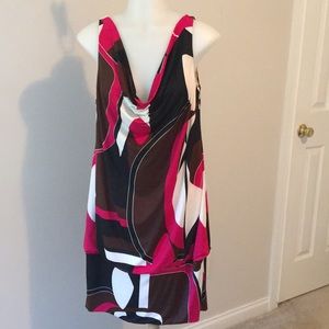 Bisou Bisou SZ 12 Midi Dress Fitted Bottom